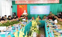 Konferensi briefing pekerjaan koordinasi dalam mencegah dan membertantas narkotika lintas batas Vietnam-Laos
