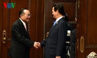 PM Nguyen Tan Dung menerima Ketua Majelis Tinggi Jepang