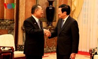 Presiden Truong Tan Sang menerika Ketua Majelis Tinggi Jepang