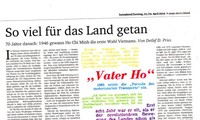 Pers Jerman memuji prestasi membela dan mengembangkan negara Vietnam