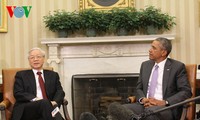 Sekjen KS PKV, Nguyen Phu Trong menemui  Presiden AS, Barack Obama