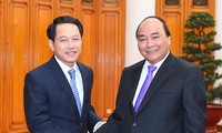 PM Nguyen Xuan Phuc menerima Menlu Laos, Saleumxay Kommasith