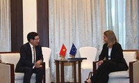 Vietnam ingin mendorong lebih lanjut lagi hubungan kerjasama di banyak bidang antara Vietnam dan Uni Eropa