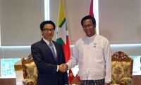 Deputi PM Vietnam, Vu Duc Dam melakukan kunjungan kerja di Myanmar
