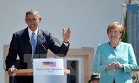 Presiden AS dan Kanselir Jerman sepakat mempertahankan perundingan tentang TTIP