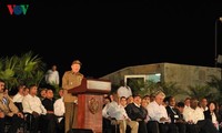 Acara belangsungkawa Almarhum Pemimpin Kuba, Fidel Castro di kota Santiago de Kuba