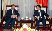 Deputi PM, Menlu Vietnam, Pham Binh Minh menerima Duta Besar Kamboja, Prak Nguon Hong