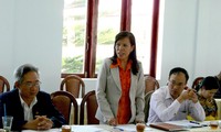 Pimpinan Pengurus Besar Front Tanah Air Vietnam menerima anggota Konferensi Permusyawaratan Politik 