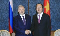  Presiden Vietnam, Tran Dai Quang berkunjung di kota Saint Peters Burg, Federasi Rusia