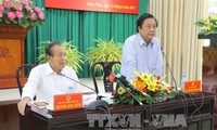  Deputi Harian PM Vietnam, Truong Hoa Binh melakukan temu kerja dengan Propinsi Dong Thap