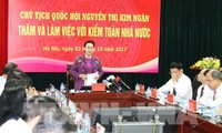Ketua MN Vietnam, Nguyen Thi Kim Ngan melakukan temu kerja dengan Badan Auditing Negara
