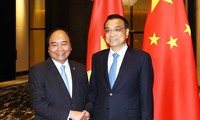 Vietnam dan Tiongkok sepakat mendorong perdagangan bilateral untuk berkembang secara seimbang.