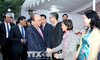 PM Nguyen Xuan Phuc melakukan pertemuan dengan para diaspora di India