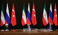  Menetapkan waktu penyelenggaraan KTT trilateral antara Rusia, Turki dan Iran tentang Suriah 