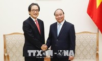 PM Vietnam, Nguyen Xuan Phuc menerima Ketua Organisasi Promosi Dagang Jepang
