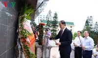 Presiden Tran Dai Quang melakukan kunjungan kerja di Propinsi Hung Yen
