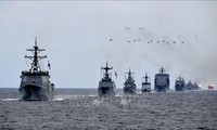 Latihan perang gabungan angkatan laut internasional  di Republik Korea