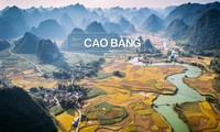 Keindahan yang megah dari Geopark Global  Gunung dan Sungai  Cao Bang