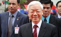 Sekjen, Presiden Vietnam, Nguyen Phu Trong mengakhiri  dengan baik kunjungan perbahasan resmi di RDRL Laos