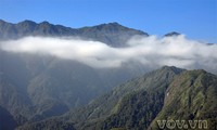 Famous mountain range in Lao Cai 