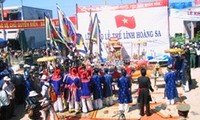 Ceremony honoring sailors of Hoang Sa archipelago underway