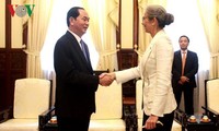 President Tran Dai Quang received Dutch, Arzerbaijan ambassadors