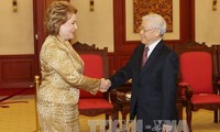 Party leader receives Chairwoman of Russia’s Federal Council 