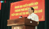 President Tran Dai Quang meets voters in Can Gio