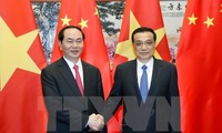 President Tran Dai Quang meets Chinese Premier Li Keqiang 