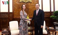 President Tran Dai Quang receives IPU leaders