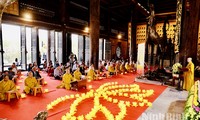 Buddhists pray for peace in Ninh Binh