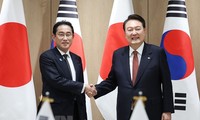 South Korea, Japan pledge to elevate bilateral ties to new height