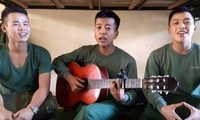 三名部队战士组合及其创作的歌曲