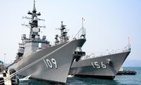 กองกำลังป้องกันตนเองทางทะเลของญี่ปุ่นเยือนสันทวไมตรีเวียดนาม