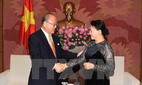 Нгуен Тхи Ким Нган приняла спецсоветника Союза парламентариев за японо-вьетнамскую дружбу