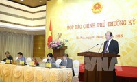 Пресс-конференция по итогам очередного февральского заседания правительства Вьетнама