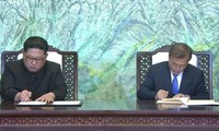 Лидеры Республики Корея и КНДР сделали совместное заявление по итогам межкорейского саммита