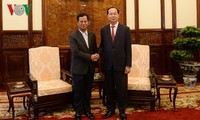 Чан Дай Куанг принял замминистра общественной безопасности Лаоса