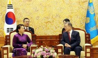 Нгуен Тхи Ким Нган встретилась с президентом Республики Корея 