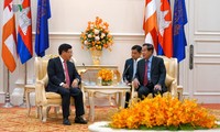 Фам Бинь Минь нанес визит вежливости премьер-министру Камбоджи Хун Сену