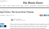 Филиппинские СМИ: Вьетнам выработал «рецепт» эффективной борьбы с коронавирусом.