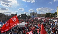 В Италии прошла масштабная манифестация профсоюзов против фашизма