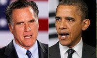 President Obama leads rival Romney in the 2012 presidential race