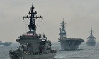 Japan navy showcases naval strength 