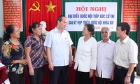 Deputy Prime Minister Nguyen Thien Nhan meets voters in Bac Giang 