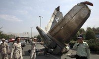 Plane crashes in Iran 