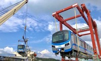 Carriages for first metro line arrive in HCM City