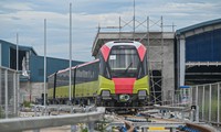 Hanoi capital tests metro trains on overground route
