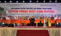 Mobile communication festival on Dien Bien Phu victory
