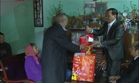 New year gifts presented to poor people in the northwestern region